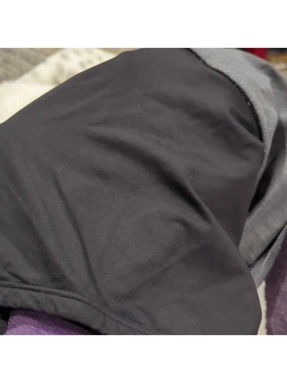 Lululemon Run: Pace Setter Skirt Heathered deep coal and black and indigo